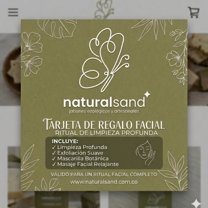 TARGETAS DE REGALO FACIAL